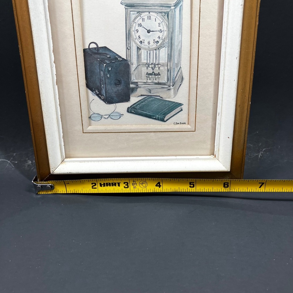 Vintage Cape Shore Framed Note Cards Triptych - Henk Bos & Don Ensor Still Life - Picture 16 of 16